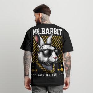 Rabbit hip hop style Mockup